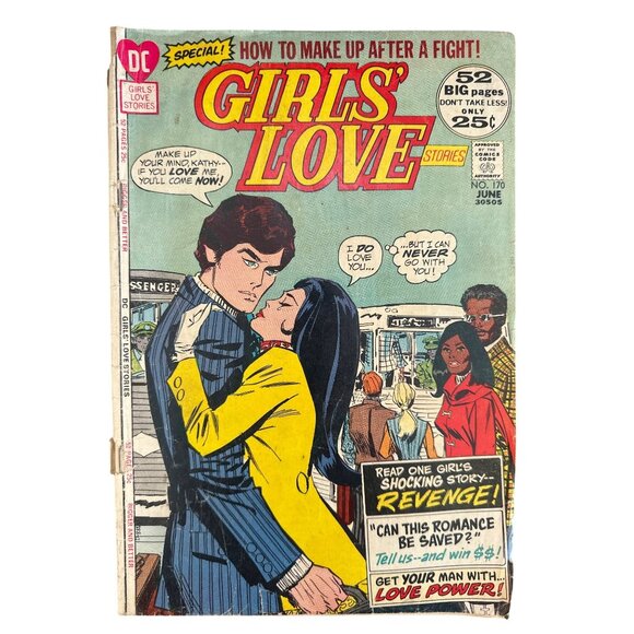 DC Comics Girls Love Stories #170 June 1972 Vintage Romance Comic Collection - Picture 1 of 6